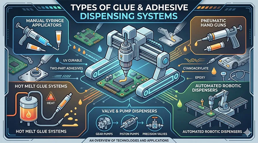 Types of Glue Dispensing Systems
